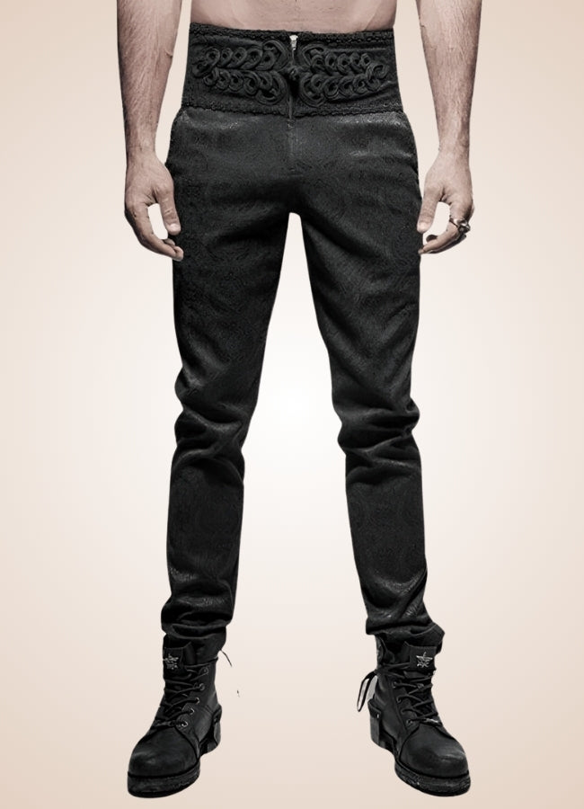 Gothic High Waist Trousers - Steampunk Australia