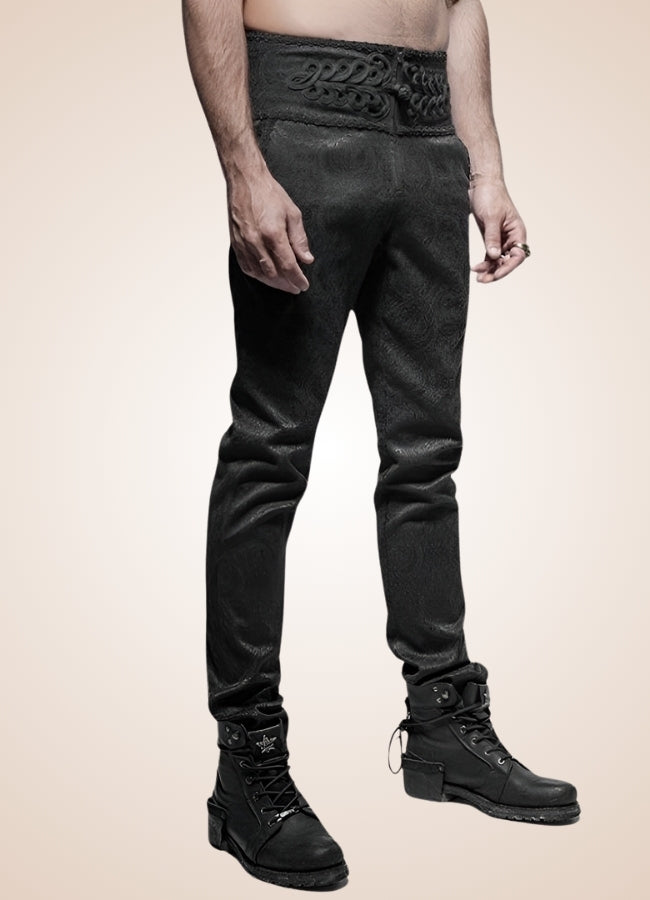 Gothic High Waist Trousers - Steampunk Australia