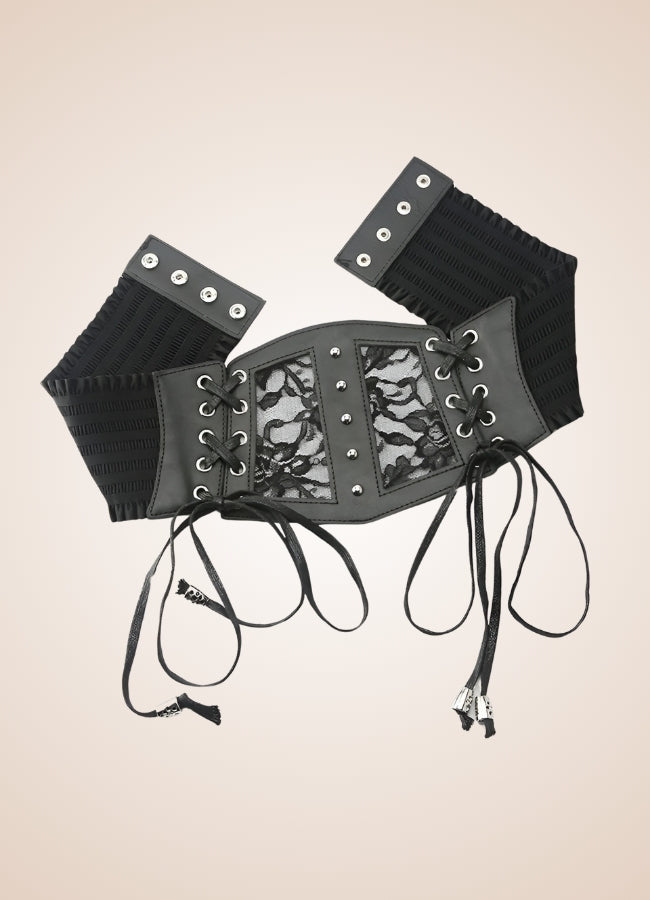 Gothic Lace Up Corset - Steampunk Australia