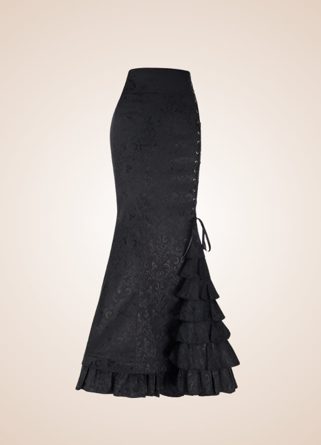 Gothic Medieval Long Skirt - Steampunk Australia