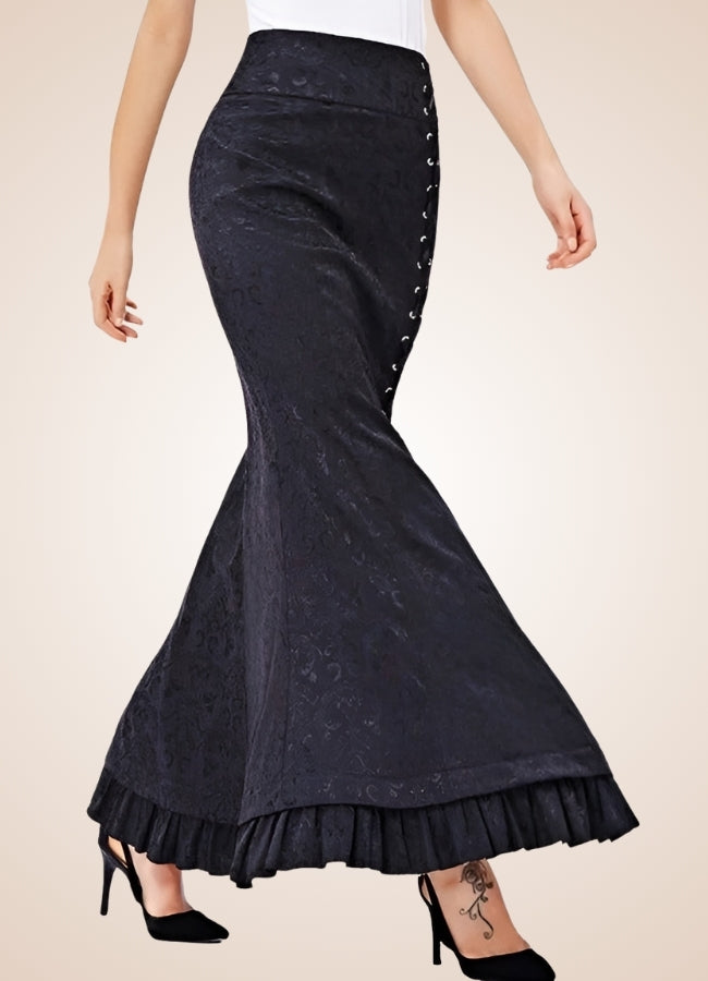 Gothic Medieval Long Skirt - Steampunk Australia