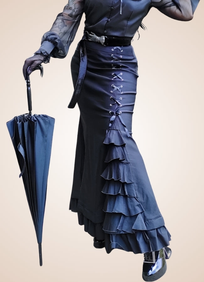 Gothic Medieval Long Skirt - Steampunk Australia