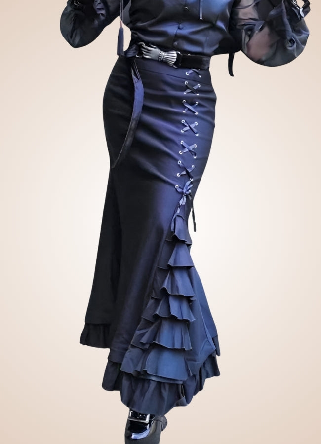 Gothic Medieval Long Skirt - Steampunk Australia