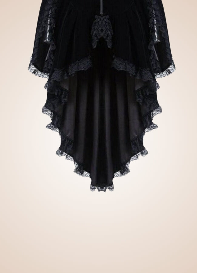 Gothic Medieval Long Sleeve Dress - Steampunk Australia