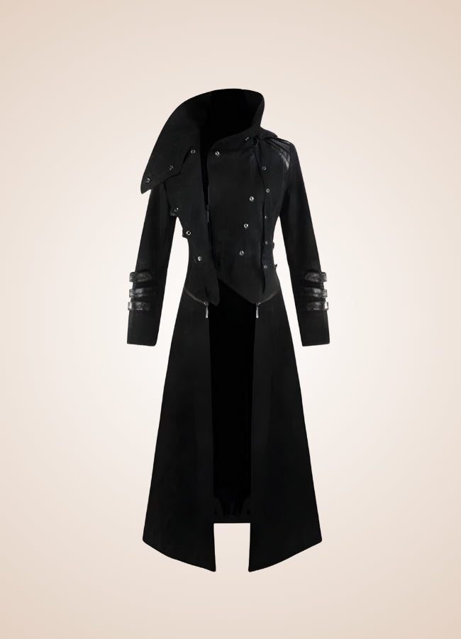 Gothic Medieval Trench Coat - Steampunk Australia