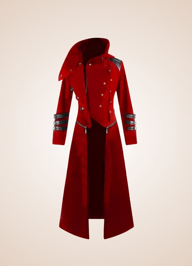 Gothic Medieval Trench Coat - Steampunk Australia