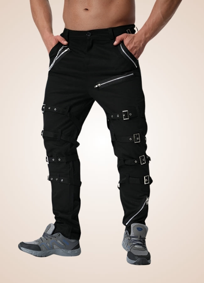 Gothic Punk Men Trousers - Steampunk Australia