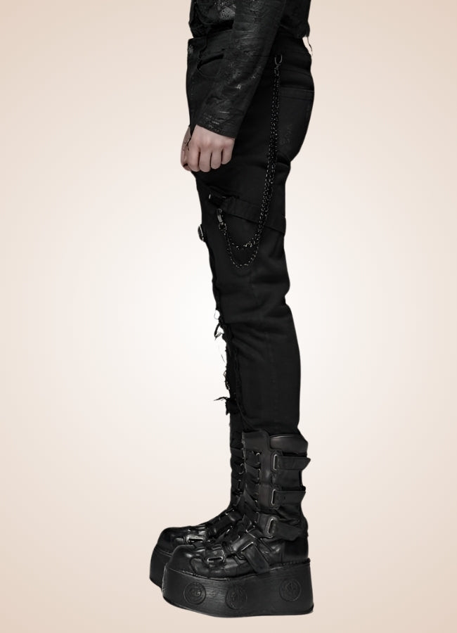 Gothic Punk Men's Pants - Steampunk Australia