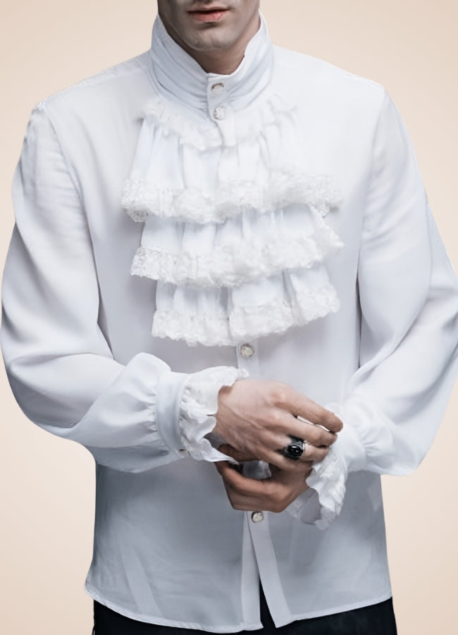 Gothic Ruffle Steampunk Shirt - Steampunk Australia
