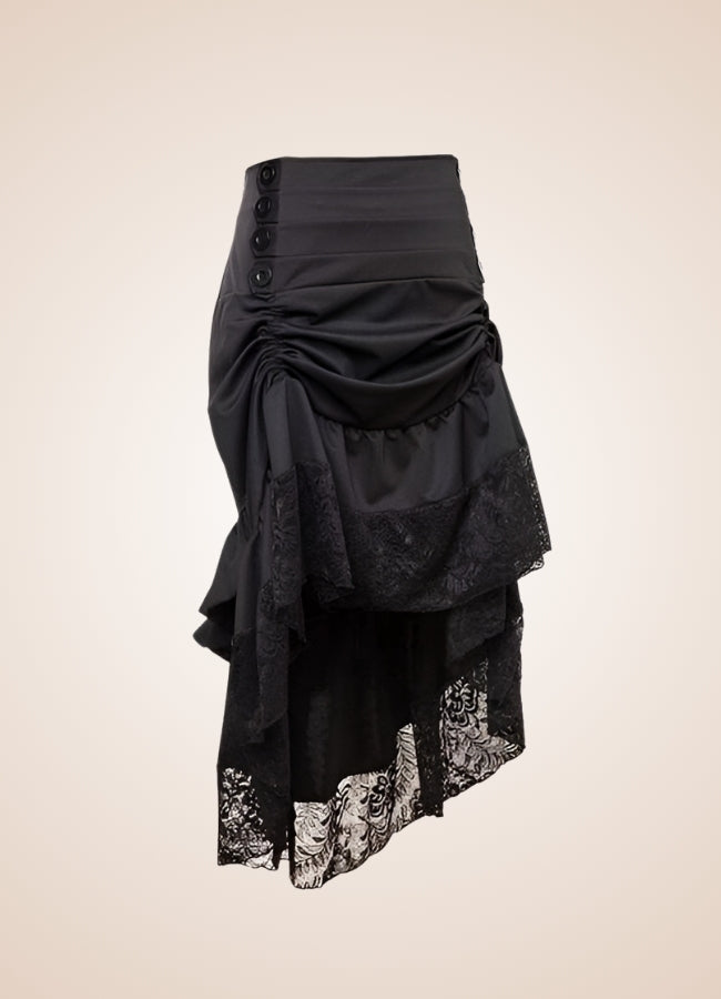 Gothic Ruffled Skirt - Steampunk Australia