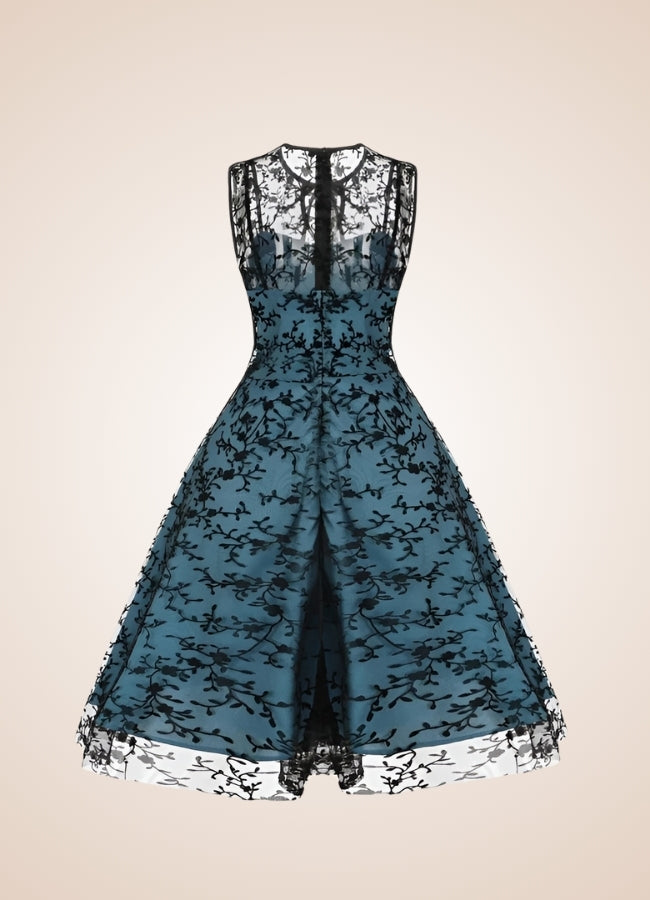 Gothic Sleeveless Mesh Dress - Steampunk Australia