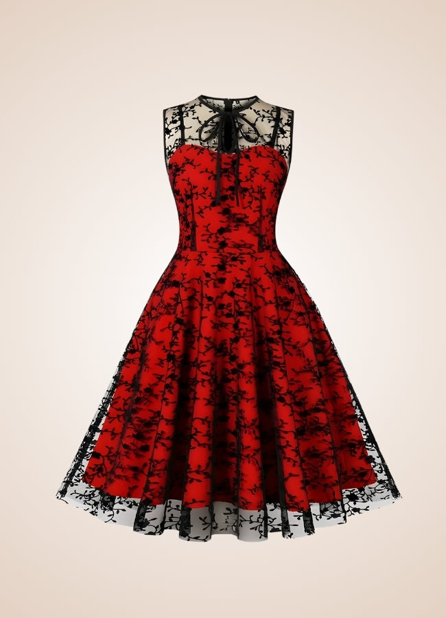 Gothic Sleeveless Mesh Dress - Steampunk Australia
