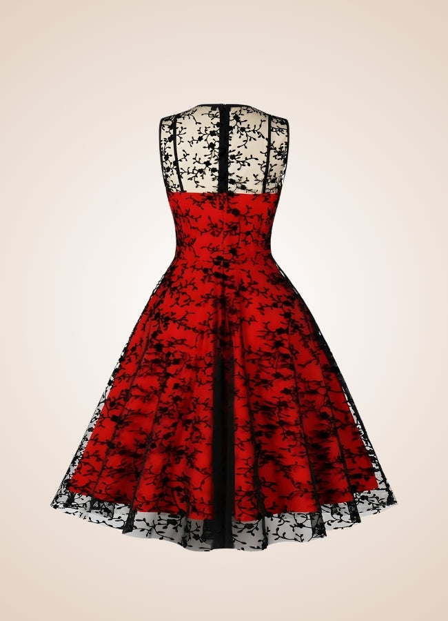 Gothic Sleeveless Mesh Dress - Steampunk Australia