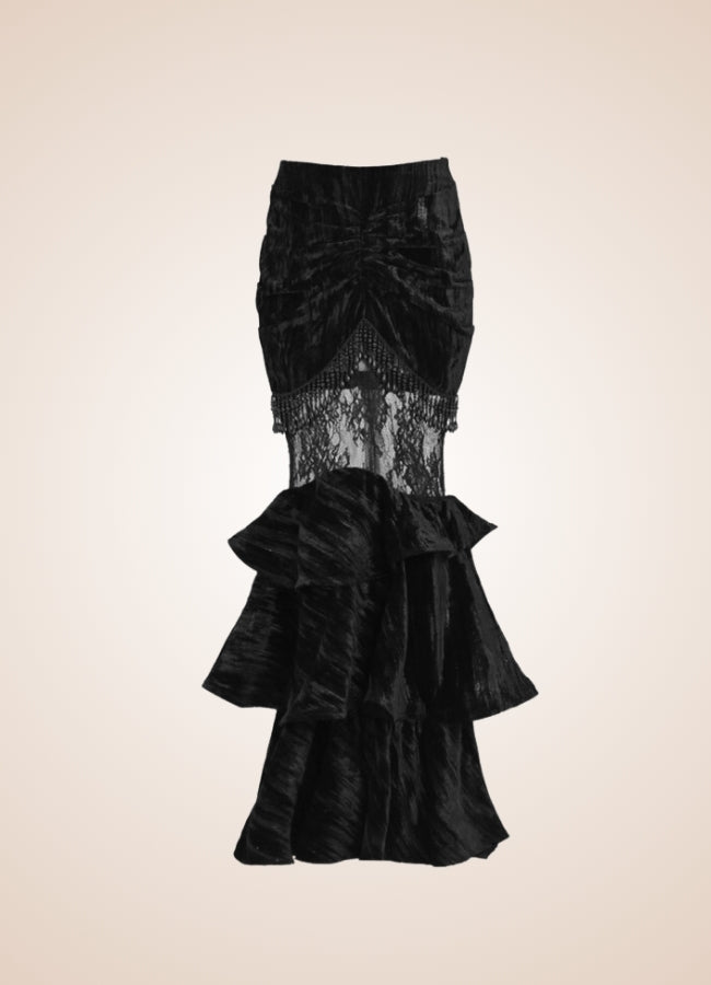 Gothic Steampunk Long Skirt - Steampunk Australia
