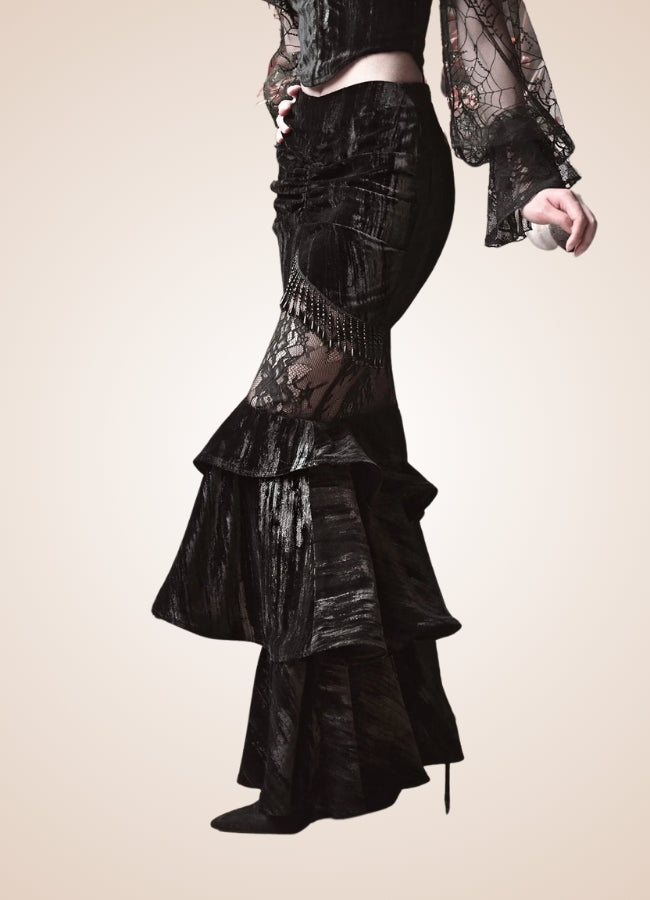 Gothic Steampunk Long Skirt - Steampunk Australia