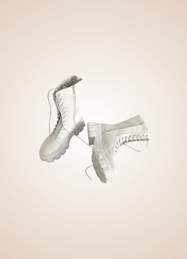 Gothic Steampunk Mid Calf Boots - Steampunk Australia