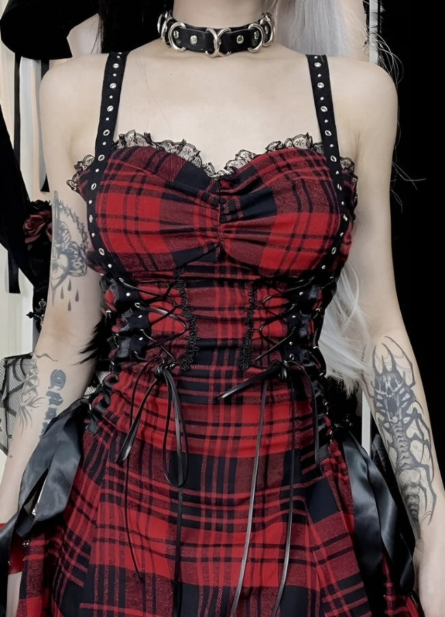 Gothic Style Mini Dress - Steampunk Australia