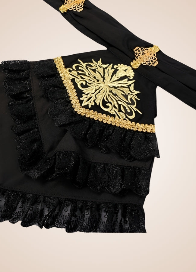 Gothic Vintage Black Shirt - Steampunk Australia