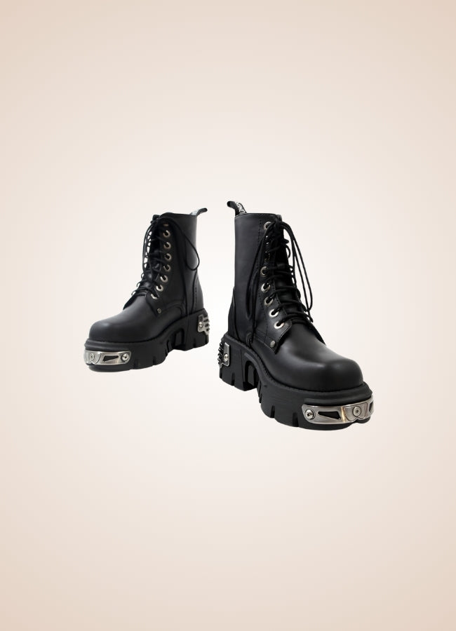 Gothic Women's High Sole Boots - Steampunk Australia