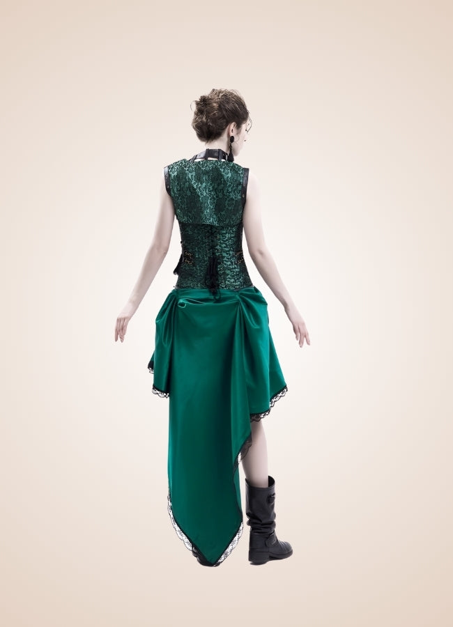 Green Steampunk Dress - Steampunk Australia