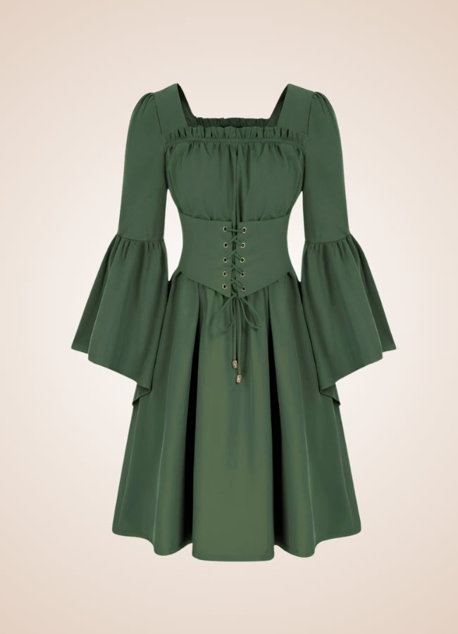 Green Steampunk Renaissance Dress - Steampunk Australia
