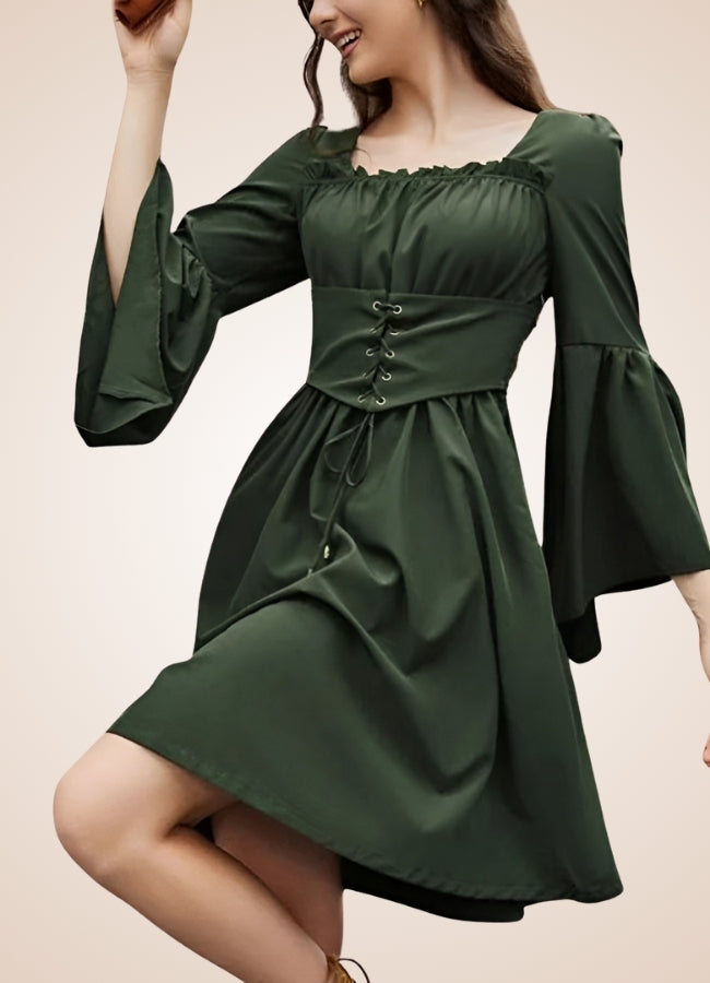 Green Steampunk Renaissance Dress - Steampunk Australia