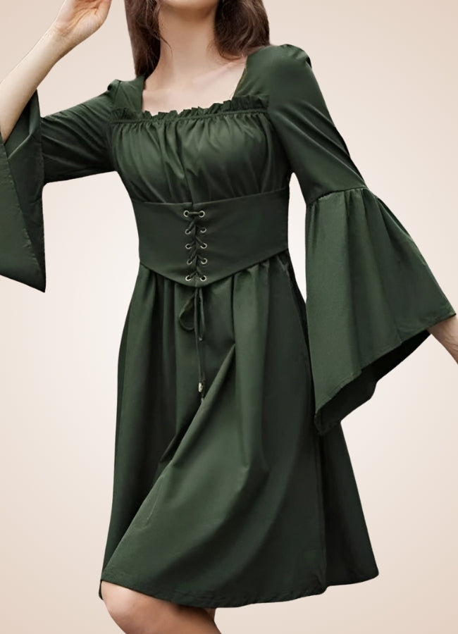 Green Steampunk Renaissance Dress - Steampunk Australia
