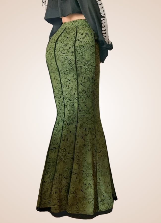 Green Steampunk Victorian Skirt - Steampunk Australia