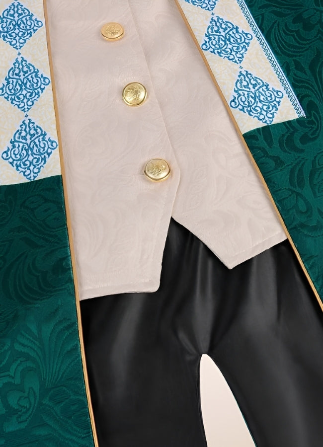 Green Victorian Renaissance Jacket - Steampunk Australia