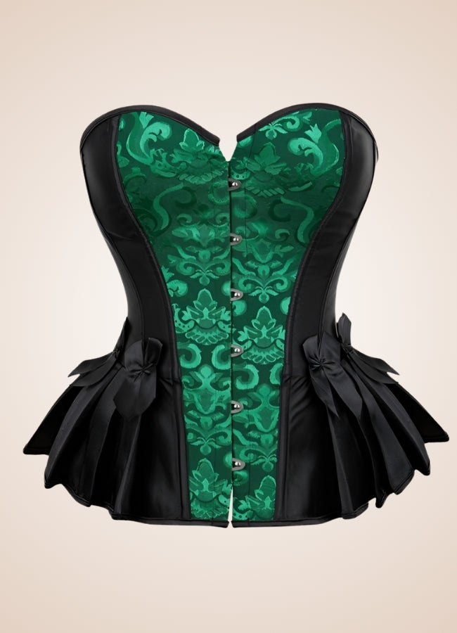 Green Victorian Steampunk Corset - Steampunk Australia