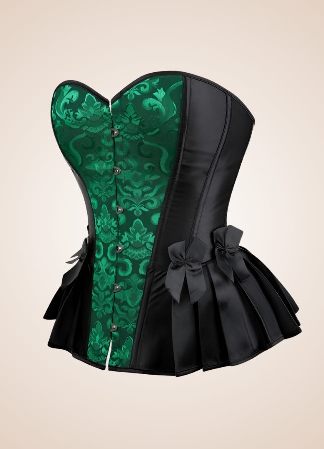 Green Victorian Steampunk Corset - Steampunk Australia