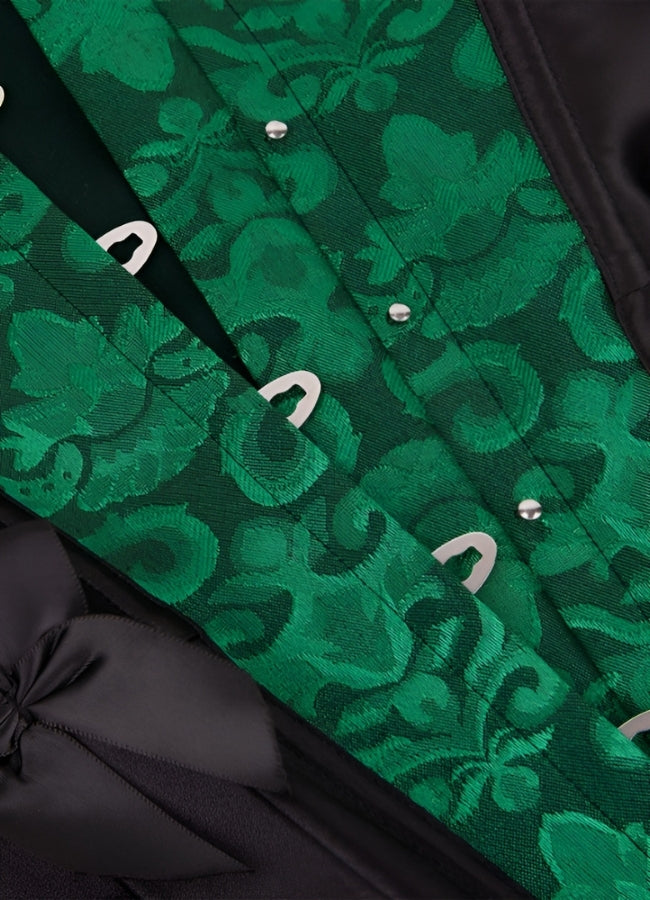 Green Victorian Steampunk Corset - Steampunk Australia