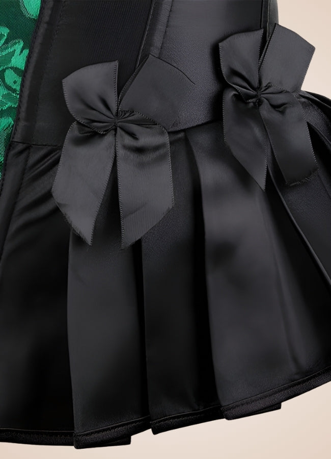 Green Victorian Steampunk Corset - Steampunk Australia