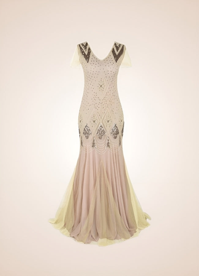 Ivory Vintage Wedding Dress - Steampunk Australia