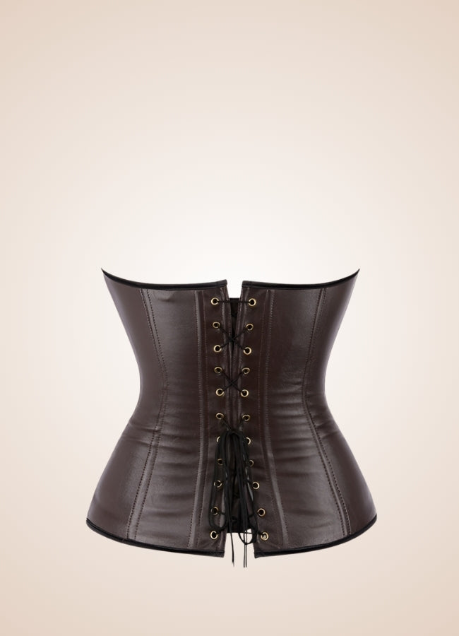 Leather And Straps Steampunk Corset - Steampunk Australia