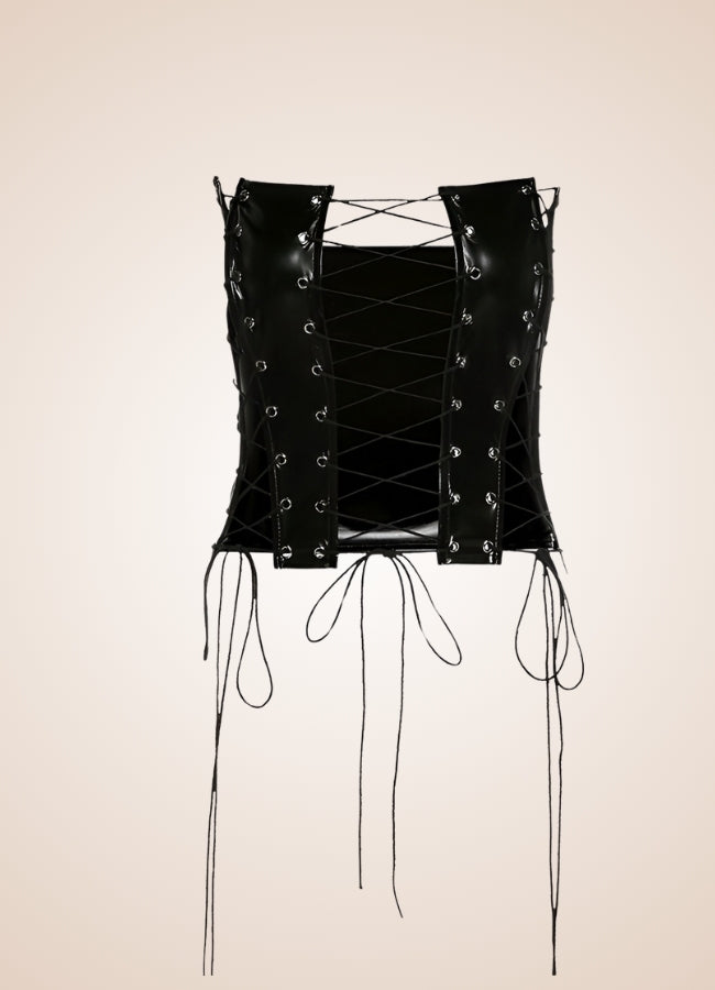 Leather Twist Steampunk Corset - Steampunk Australia