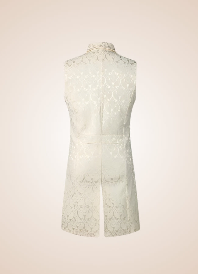 Long Gothic Men's Sleeveless Vest - Steampunk Australia