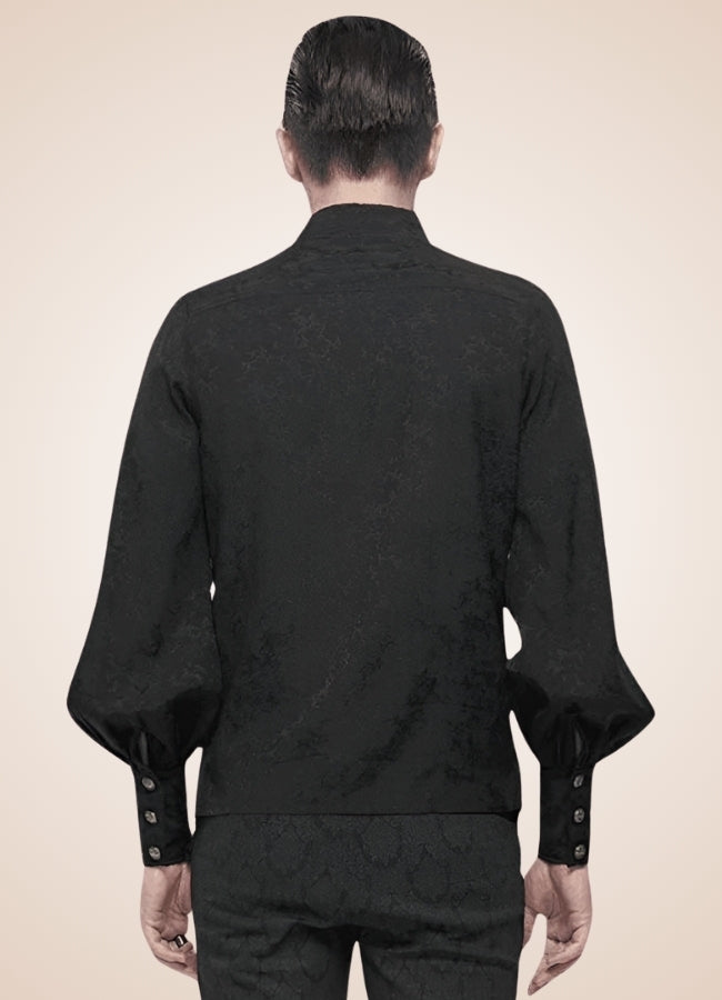 Long Sleeve Goth Style Shirt - Steampunk Australia