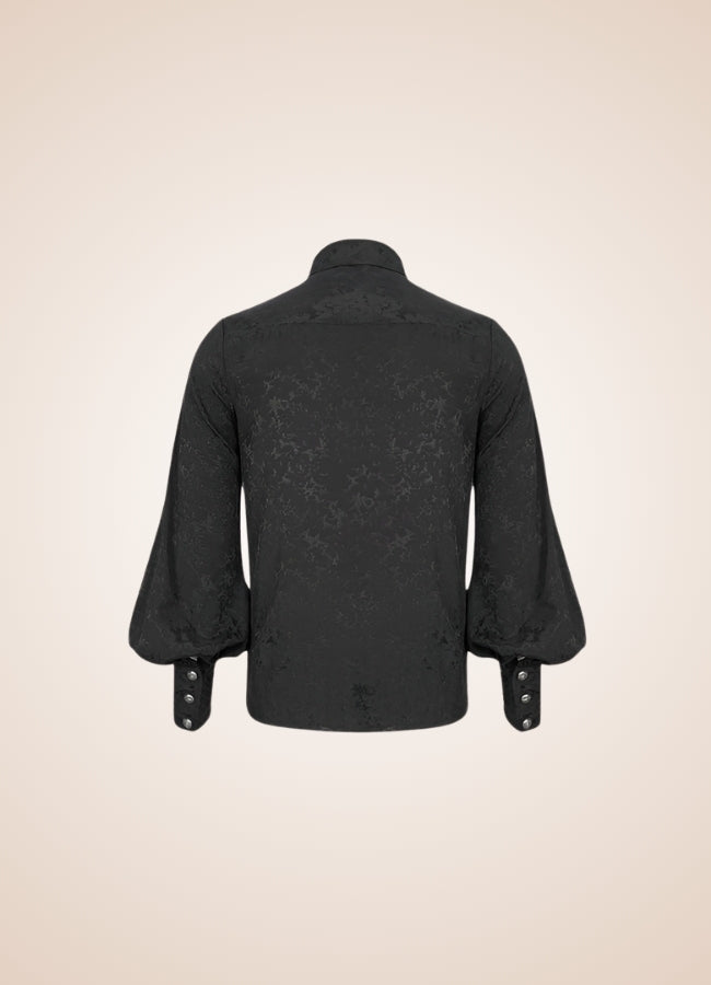 Long Sleeve Goth Style Shirt - Steampunk Australia