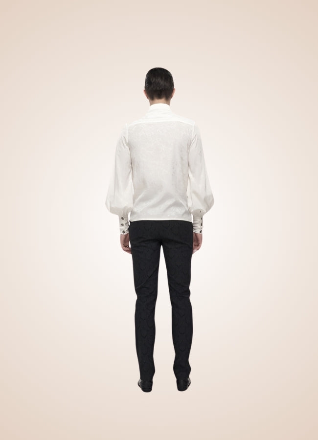 Long Sleeve Goth Style Shirt - Steampunk Australia