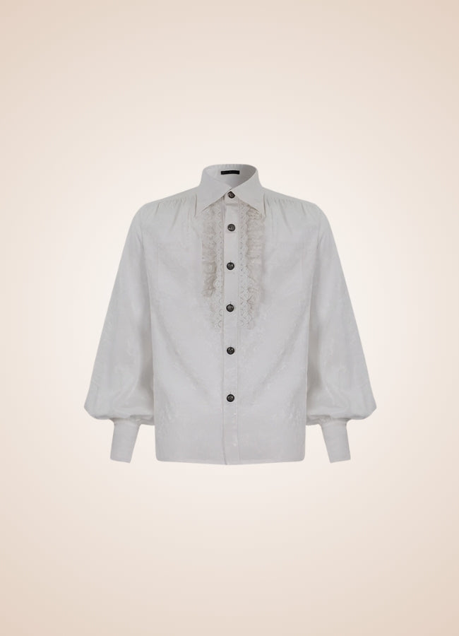 Long Sleeve Goth Style Shirt - Steampunk Australia