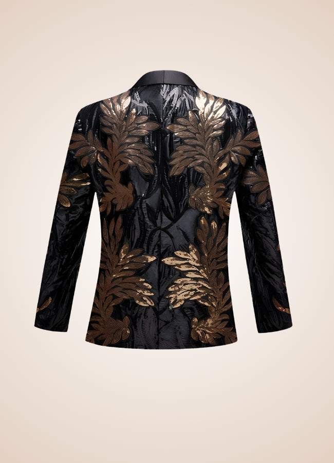 Man Embroidery Steampunk Jacket - Steampunk Australia