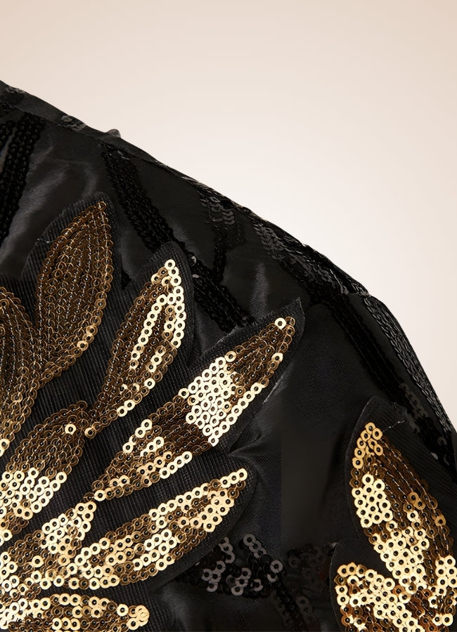 Man Embroidery Steampunk Jacket - Steampunk Australia