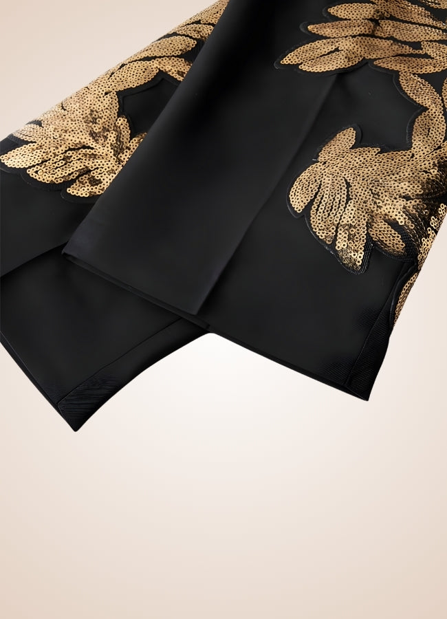Man Embroidery Steampunk Jacket - Steampunk Australia