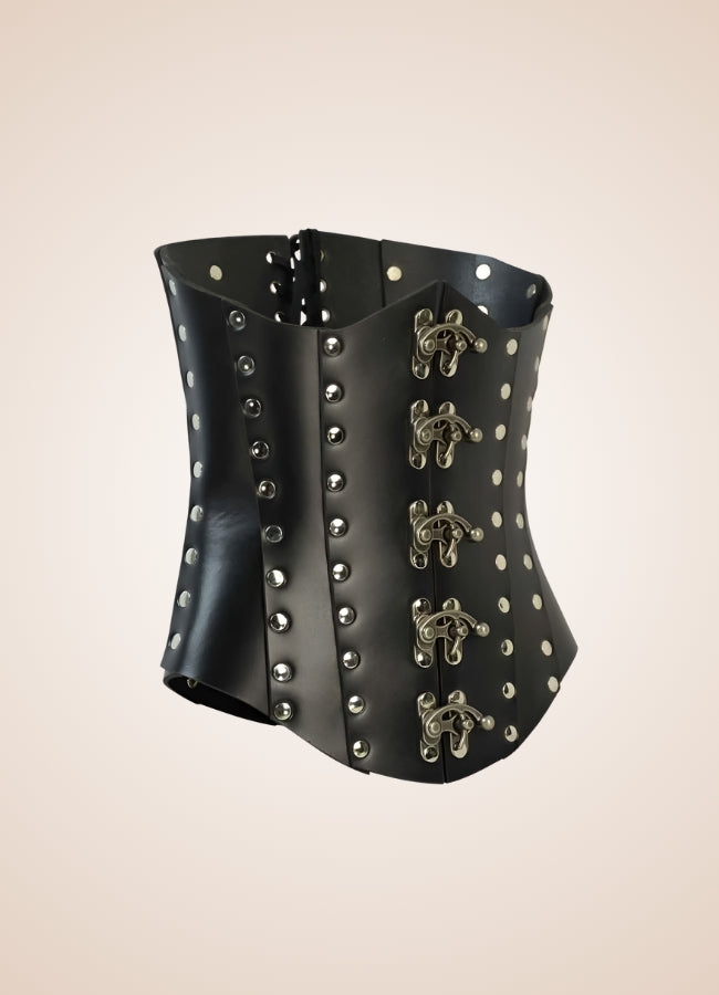 Medieval Leather Steampunk Corset - Steampunk Australia