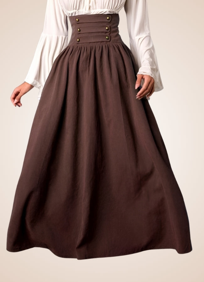 Medieval Steampunk Maxi Skirt - Steampunk Australia