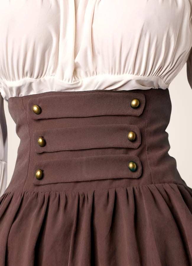 Medieval Steampunk Maxi Skirt - Steampunk Australia