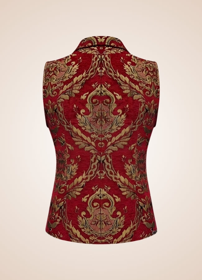 Men Victorian Double Breasted Vest - Steampunk Australia