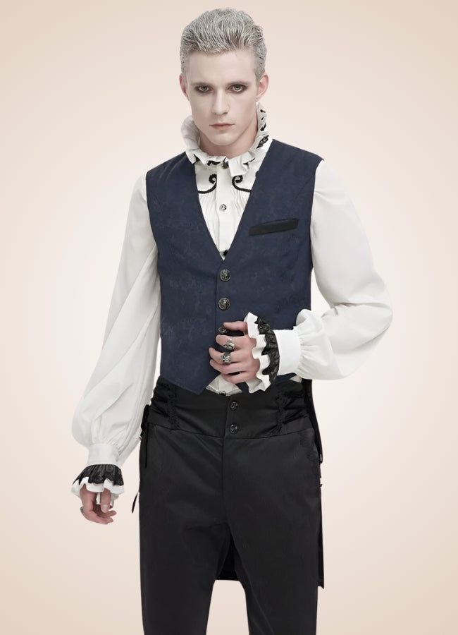 Men's Victorian Tailcoat Vest - Steampunk Australia