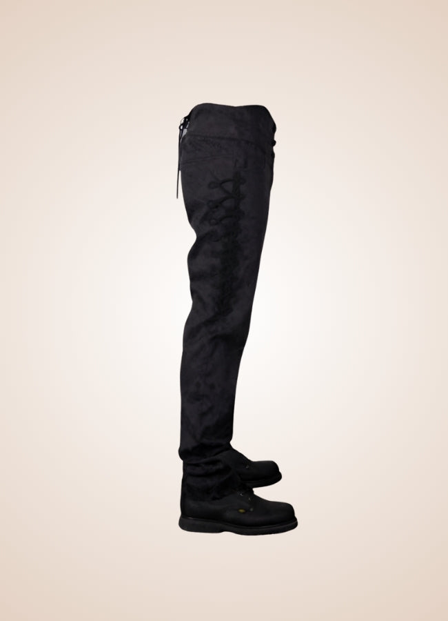 Men's Black Victorian Pants - Steampunk Australia